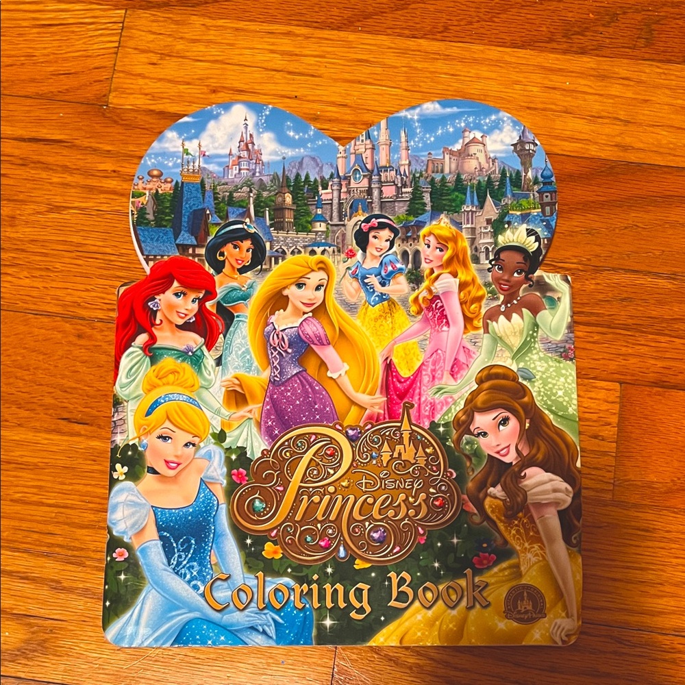 Disney Princess Coloring Book with Vibrant Colors